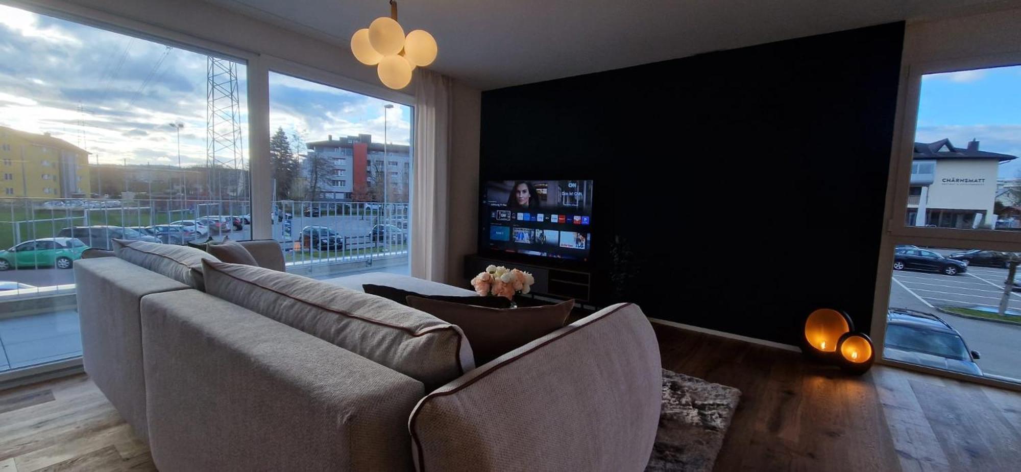 Visionary Hospitality Rothenburg, Lucerne - Premium Apartments With Free Parking, Washer, Kitchen, Terrace, 15' City ภายนอก รูปภาพ