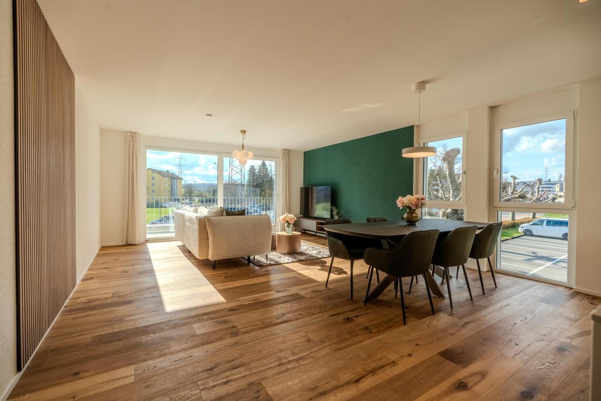 Visionary Hospitality Rothenburg, Lucerne - Premium Apartments With Free Parking, Washer, Kitchen, Terrace, 15' City ภายนอก รูปภาพ